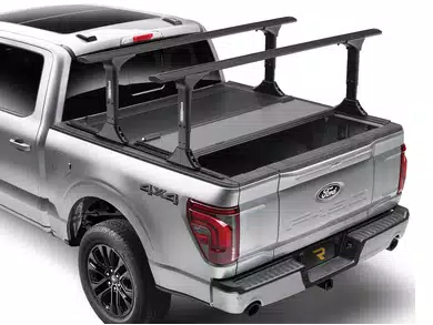 Tri-Fold Tonneau Cover with Integrated Rack System